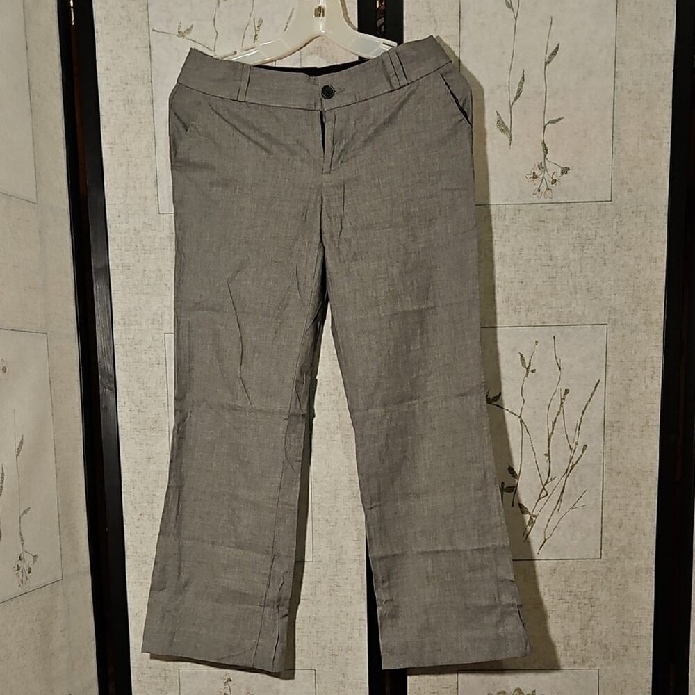 Banana Republic Gray Trousers with Flared Leg
